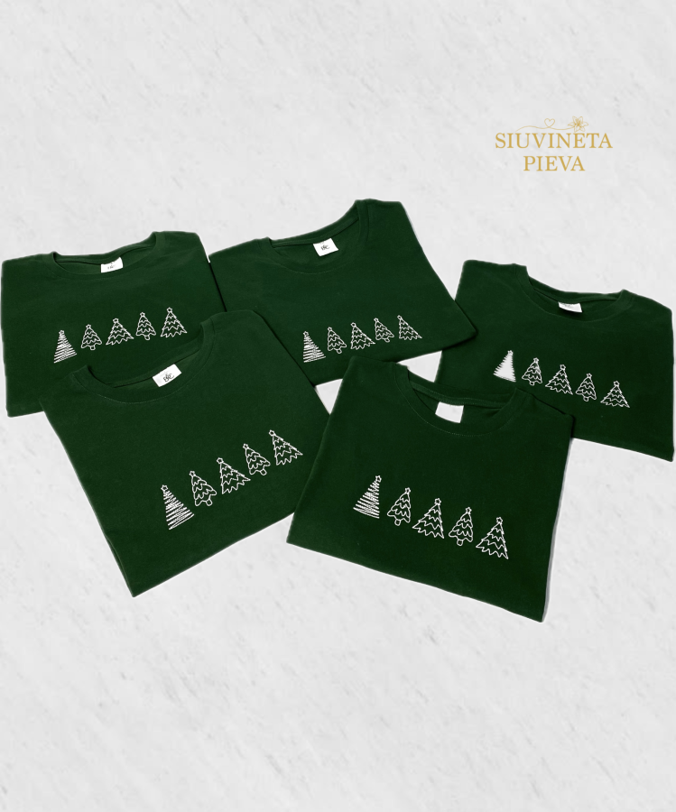 Kalėdiniai marškinėliai “Eglutės”