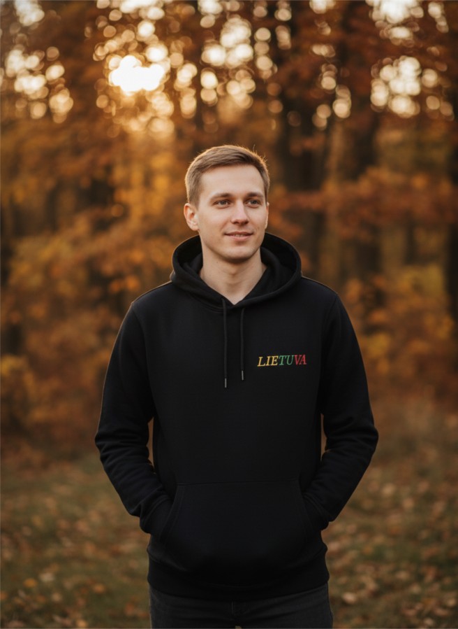 Juodas džemperis ''Lietuva''