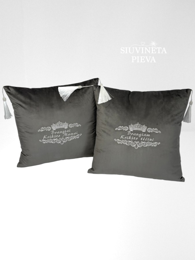 Pagalvėlės Brangiems Krikštatėviams