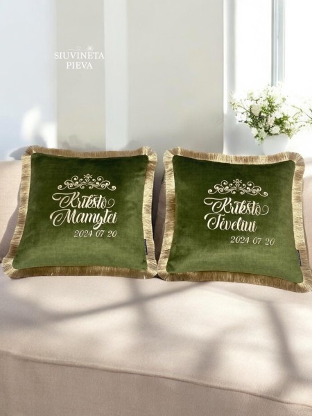 Pagalvėlės Krikštatėviams