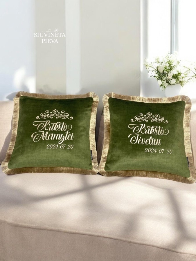 Pagalvėlės Krikštatėviams