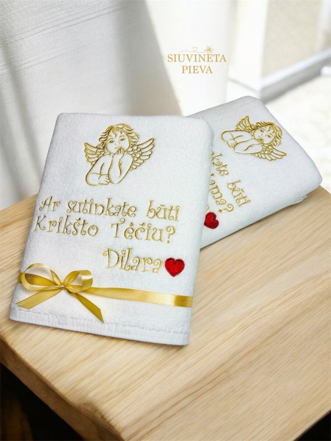 Rankšluostis - kvietimas Krikštatėviams