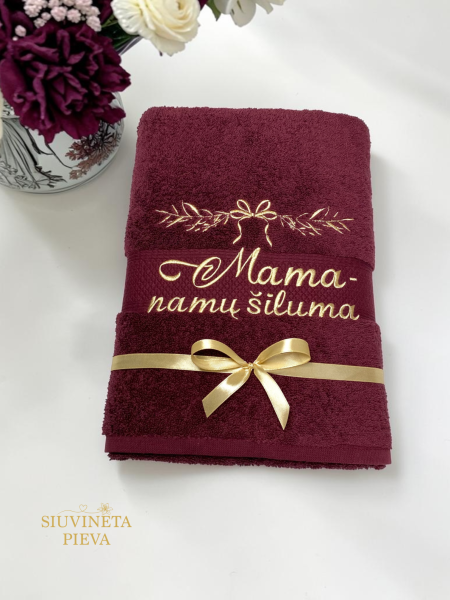 Rankšluostis "Mama - namų šiluma"