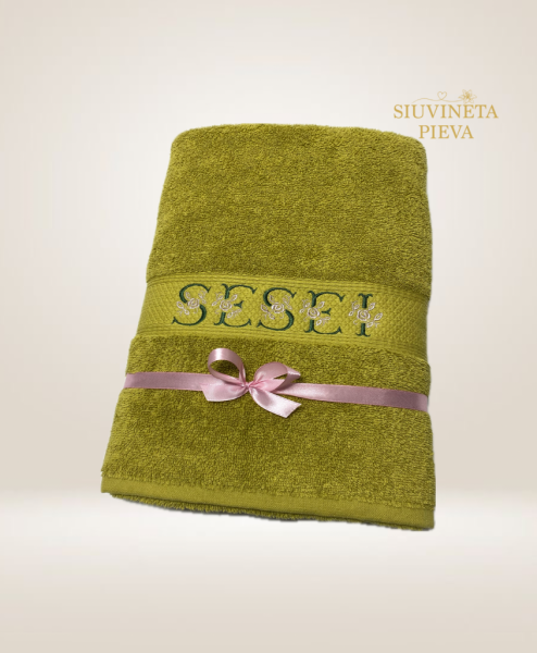 Rankšluostis Sesei.