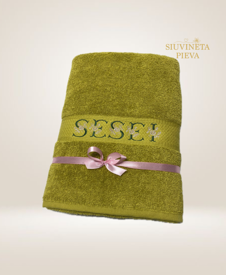 Rankšluostis Sesei.