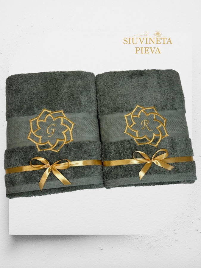 Rankšluostis su raide ornamente "Gėlė"