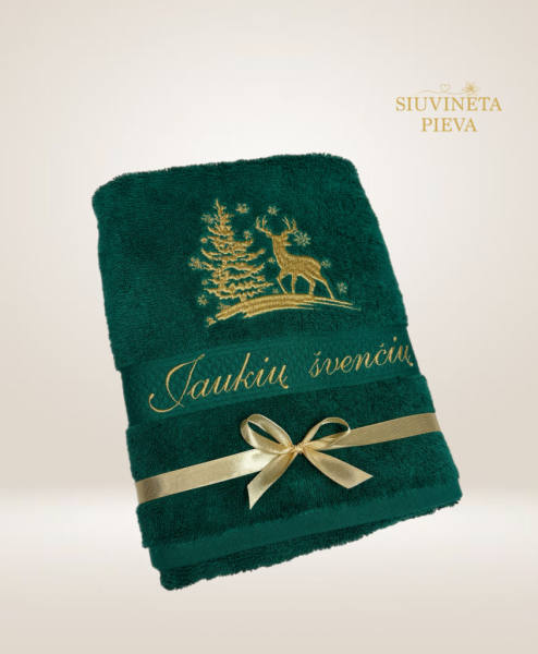 Kalėdinis rankšluostis "Jaukių švenčių"