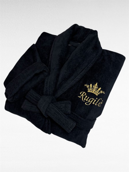 Chalatas su vardu ir karūna