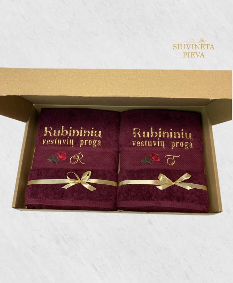 Dėžutė dviem rankšluosčiams