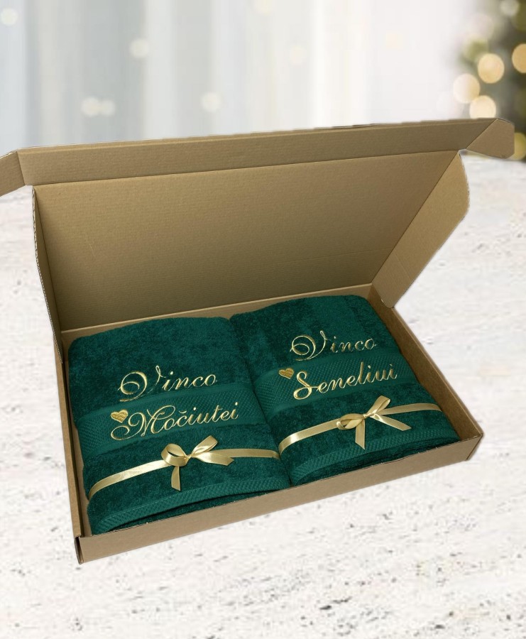 Dėžutė dviem rankšluosčiams