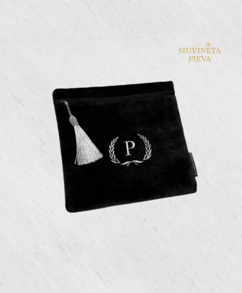 Kosmetikos krepšelis su inicialu P