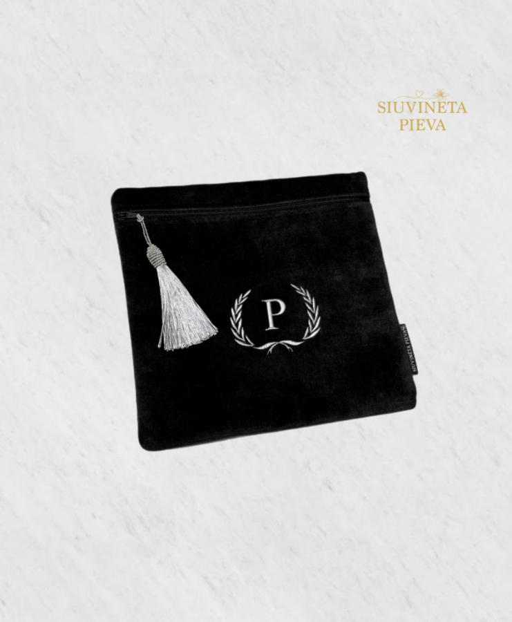 Kosmetikos krepšelis su inicialu P