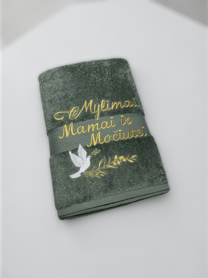 "Mamai - močiutei" vonios rankšluostis