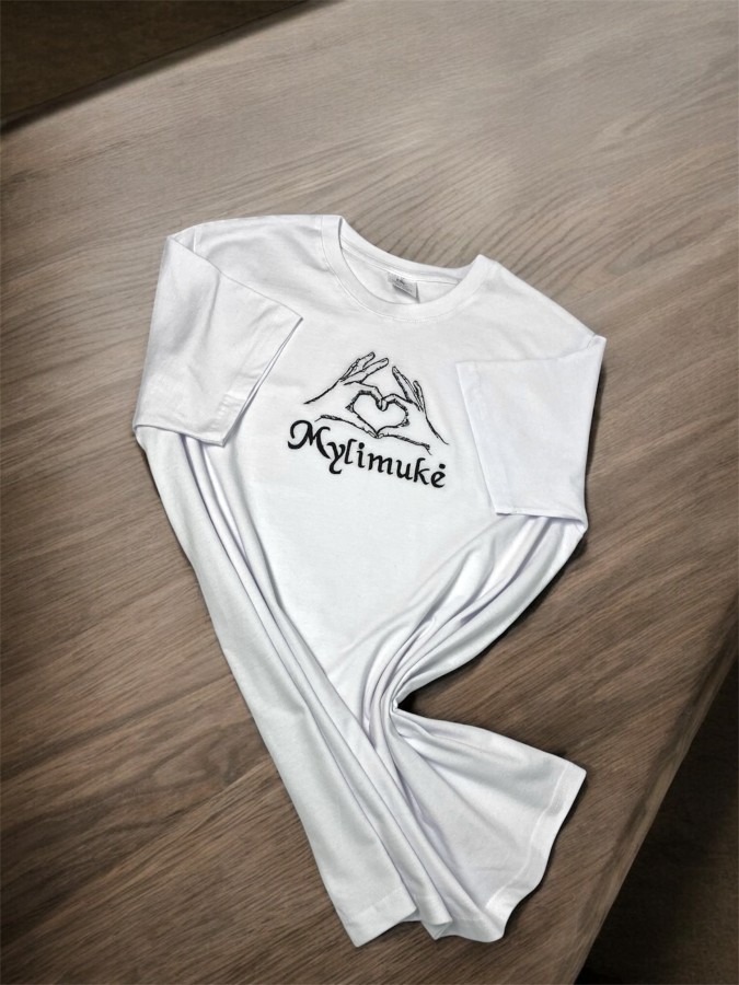 Marškinėliai "Mylimukė" širdelė