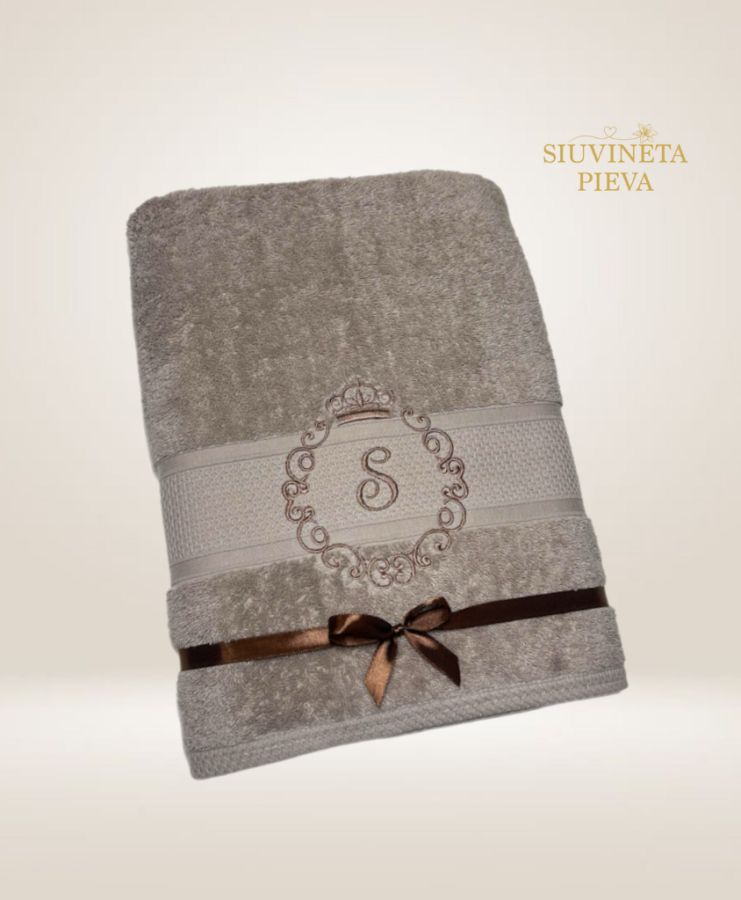 Rankšluostis su inicialu S